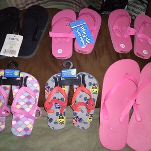 Pink Kids Flip Flops